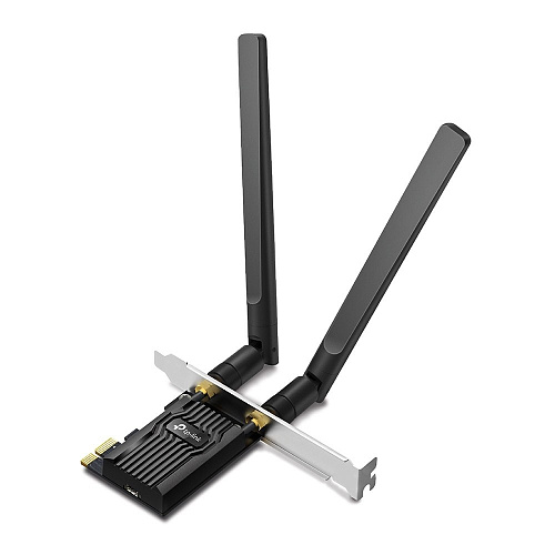 Адаптер TP-Link Archer TX20E Двухдиапазонный PCI Express с поддержкой Wi-Fi AX1800 и Bluetooth 5.2