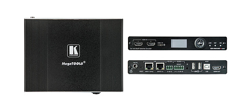 Кодер и передатчик в сеть Ethernet видео HD Kramer Electronics [KDS-SW3-EN7] RS-232, ИК, USB с коммутатором 2х1 HDMI + USB-C; работает с KDS-DEC7, под