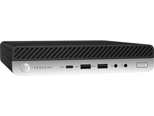 HP ProDesk 600 G5 Mini Core i5-9500T 2.2GHz,8Gb DDR4-2666(1),256Gb SSD,WiFi+BT,USB Kbd+USB Mouse,Stand,DisplayPort,3/3/3yw,Win10Pro