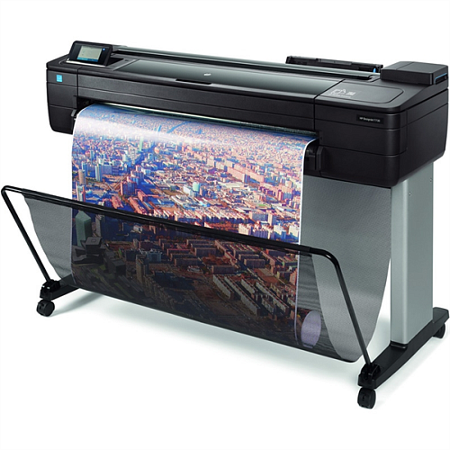 HP DesignJet T730 (36",4color,2400x1200dpi,1Gb, 25spp(A1 drawing mode),USB for Flash/GigEth/Wi-Fi,stand,media bin,rollfeed,sheetfeed,tray50 (A3/A4), a
