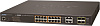 Коммутатор Planet коммутатор/ IPv6/IPv4, 16-Port Managed 60W Ultra PoE Gigabit Ethernet Switch + 4-Port Gigabit Combo TP/SFP (400W PoE budget, SNMPv3, 802.1Q