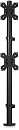 Кронштейн для мониторов ЖК Buro M063 черный 17"-27" макс.8кг крепление к столешнице поворот и наклон