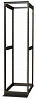 Стойка двухрамная Hyperline ORK2A-3268-RAL9005 32U 550ммX850мм 1000кг черный