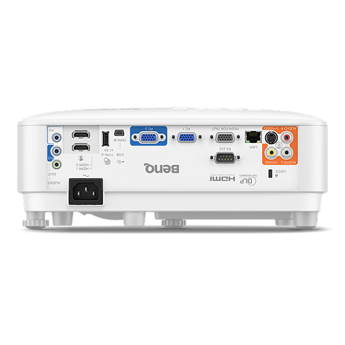 BenQ Projector MX825STH ST DLP, 1024x768 XGA 3500 AL, 20000:1, 0.6 T/R, HDMIx2, VGAx2, Audio-in-2, Sound 10W, USB Power, Lan-control, Digital shrink a