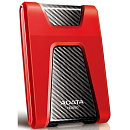 Жесткий диск A-DATA Portable HDD 1Tb HD650 AHD650-1TU31-CRD {USB 3.1, 2.5", Red} Противоударный Slim