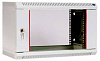 Шкаф коммутационный ЦМО (ШРН-6.650) настенный 6U 600x650мм пер.дв.стекл несъемн.бок.пан. 100кг серый 605мм 18.6кг 180град. 366мм