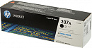 Картридж лазерный HP 207A W2210A черный (1350стр.) для HP M255/MFP M282/M283