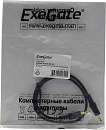 Exegate EX284941RUS Кабель аудио ExeGate EX-CCA-404-0.5 (3.5mm Jack M/3.5mm Jack M, 0,5м, позолоченные контакты)