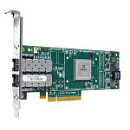 Qlogic QLE2672 16Gb Dual Port FC HBA, x8 PCIe, SR LC multi-mode optic, 1 year