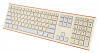 Клавиатура + мышь Acer OCC200 клав:бежевый/коричневый мышь:бежевый/коричневый USB беспроводная slim Multimedia (ZL.ACCEE.004)