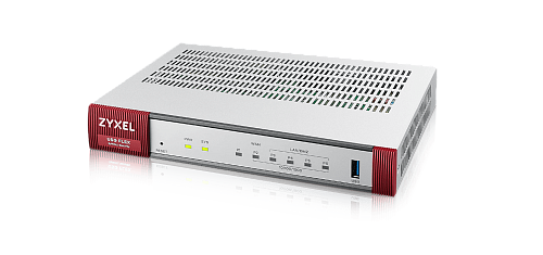 Межсетевой экран/ ZYXEL Firewall ZyWALL USG FLEX 100, 2xWAN GE (1xRJ-45 and 1xSFP), 4xLAN / DMZ GE, 1xUSB3.0, AP Controller (8/24)