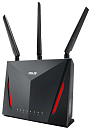ASUS RT-AC86U Gamer //802.11b/g/n/ac, 750 + 2167Mbps, 2,4 + 5 gGz, 3 antenna + 1 internal, USB, GBT LAN ; 90IG0401-BU9000