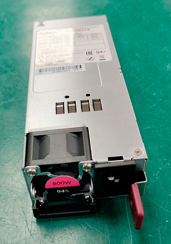 Блок питания Q-dion серверный/ Server power supply Qdion Model U1A-D10800-DRB-Z P/N:99MAD10800I1170119 CRPS 1U Module 800W Efficiency 94+, Gold Finger