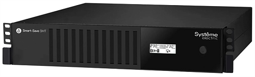 Systeme Electric Smart-Save SMT, 1000VA/720W, RM 2U, Line-Interactive, LCD, Out: 230V 6xC13, SNMP Intelligent Slot, USB, RS-232