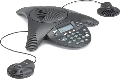 Терминал аудиоконференцсвязи/ SoundStation2 (analog) conference phone without display. Non-expandable. Includes 220V-240V AC power/telco module,