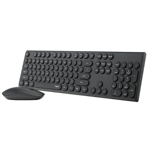 Клавиатура + мышь Rapoo X260S клав:черный мышь:черный USB беспроводная
