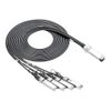 Кабель Fibertrade FT-QSFP28/4SFP28-CabP-AWG26-5, Кабель 100Gb-4x25Gb DAC 5m