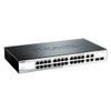 Коммутатор D-Link DES-1210-28/C1A Настраиваемый коммутатор WebSmart с 24 портами 10/100Base-TX, 2 портами 10/100/1000BASE-T, 2 комбо-портами 100/1000B