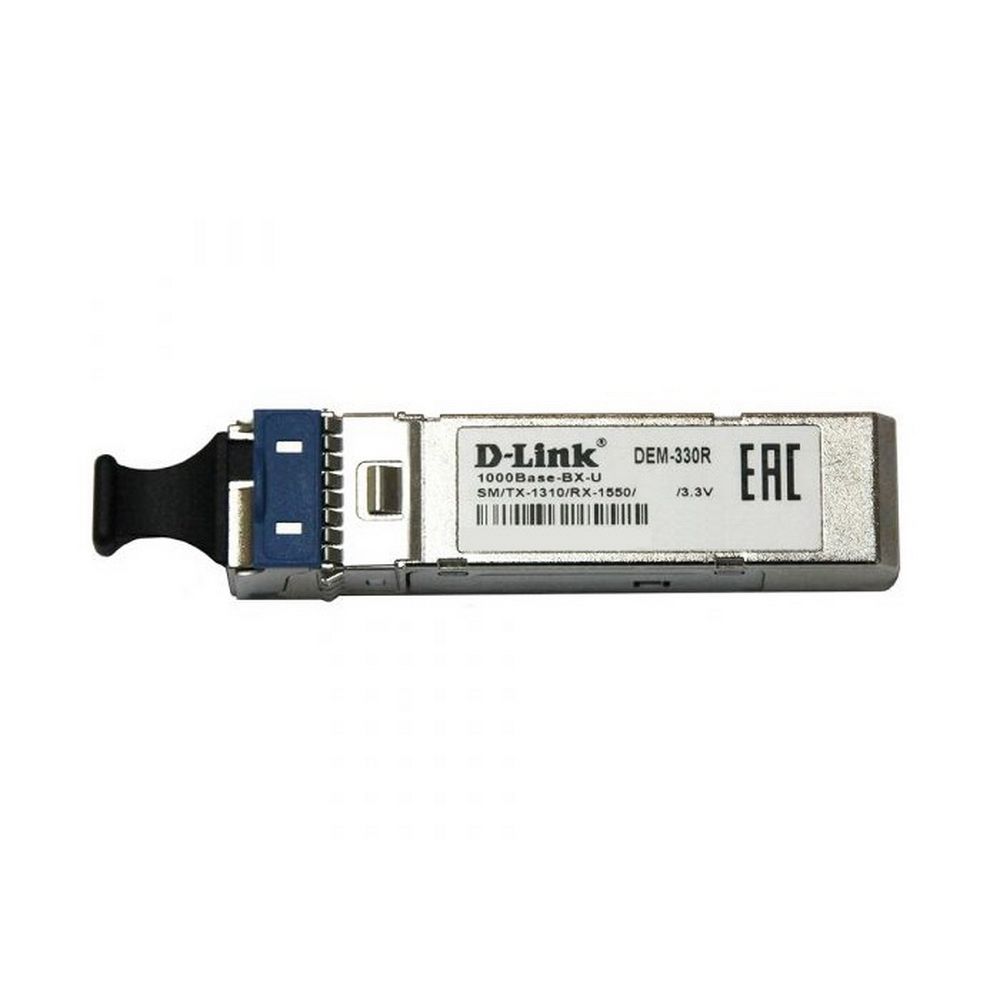 Трансивер D-Link 330R/3KM/A1A WDM SFP-трансивер с 1 портом 1000Base-BX-U (Tx:1310 нм, Rx:1550 нм) для одномодового оптического кабеля (до 3 км) {20} (