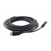 Кабель [97-1717015] Kramer Electronics [C-MDPM/MDPM-15] Display Port гибкий (Вилка - Вилка), 4,6 м