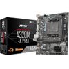 Материнская плата MSI A320M-A PRO, Socket AM4, AMD® A320, 2xDDR4-2400, 1xPCI-Ex16x, 1xPCI-Ex, DVI-D+HDMI, 4xSATA3(RAID 0/1/10), 8 Ch Audio, GLan, (2+4
