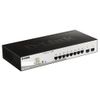 Коммутатор D-Link DGS-1210-10P/F3A Настраиваемый L2 коммутатор с 8 портами 10/100/1000Base-T и 2 портами 1000Base-X SFP (8 портов PoE 802.3af/at, PoE-