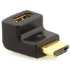 Адаптер для цифровых интерфейсов [99-9794111] Kramer Electronics [AD-HF/HM/RA] HDMI розетка на HDMI вилку (угловой)