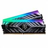 Комплект модулей памяти ADATA XPG SPECTRIX D41 RGB Grey Gaming Memory AX4U320016G16A-DT41 32GB DDR4 3200 DIMM Non-ECC, CL16, 1.35V, Heat Shield, Kit (