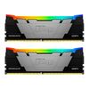 Модуль памяти Kingston 64GB DDR4 3200 FURY Renegade RGB Black XMP Non-ECC Unbuffered DIMM (Kit 2*32gb) 2RX8 16-19-19 1.35V 288-pin 16Gbit