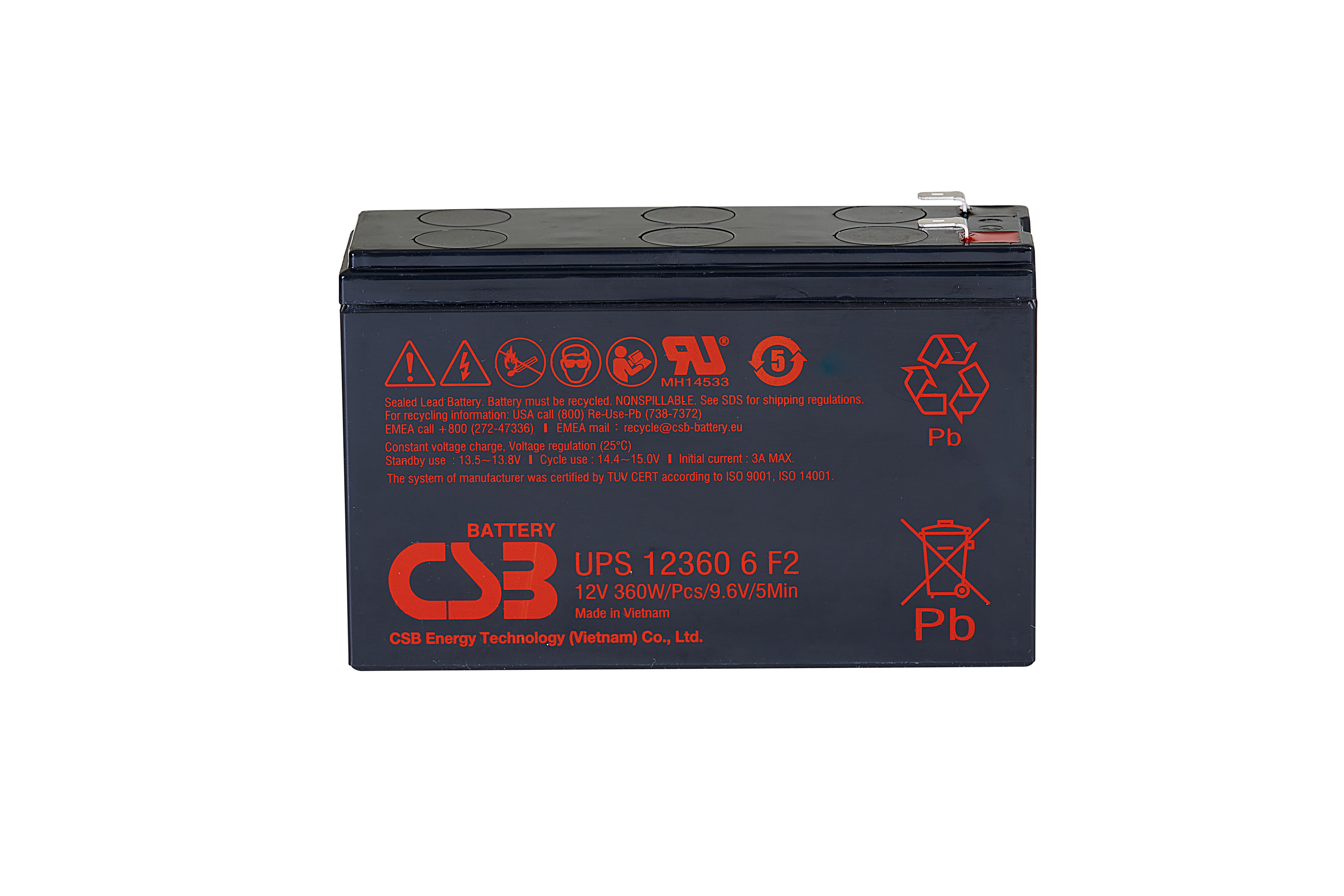 Аккумуляторная батарея CSB UPS 12360 6 F2