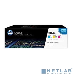 HP CF372AM Картридж ,Cyan, Magenta, Yellow{Color Laser Jet CP2025, CM2320mfp, Tri-pack, Cyan, Magenta, Yellow}