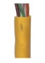 Кабель LANMASTER UTP, 4x2, кат 5E, 350Mhz, PVC, желтый, 305 м