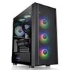 Корпус Thermaltake H570 TG ARGB/Black CA-1T9-00M1WN-01 /Win/SPCC/Tempered Glass*1/Mesh Front Panel/120mm ARGB  Lite Fan*3/Brown Box