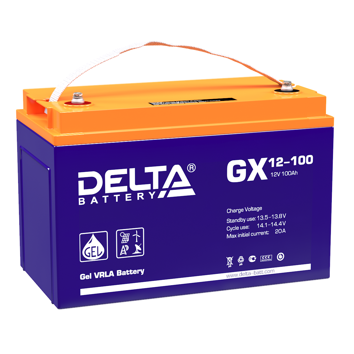 Аккумуляторная батарея DELTA GX 12-100