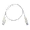 Кабель ACD Патч-корд ACD-LPU5C-5DW |ACD-LPU5C-5DW| Cat5e UTP 24AWG 4Pair, 7/0.18мм CU Белый, 0.5м (741722)