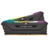 Комплект модулей памяти Corsair Vengeance RGB Pro SL Black Heatspreader CMH32GX4M2E3200C16 DDR4 Dimm 3200MHz 32GB 2x16GB , Unbuffered, 16-20-20-38, XM