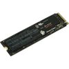 Твердотельный накопитель SSD WD Black SN750 M.2 2280 4TB Client PCIe Gen3x4 with NVMe, 3400/3100, IOPS 550/520K, MTBF 1,75M, 3D NAND TLC, MB, 2400TBW