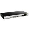 Коммутатор D-Link DXS-1210-16TC/A2A Настраиваемый L2+ коммутатор с 12 портами 10GBase-T, 2 портами 10GBase-X SFP+ и 2 комбо-портами 10GBase-T/SFP+