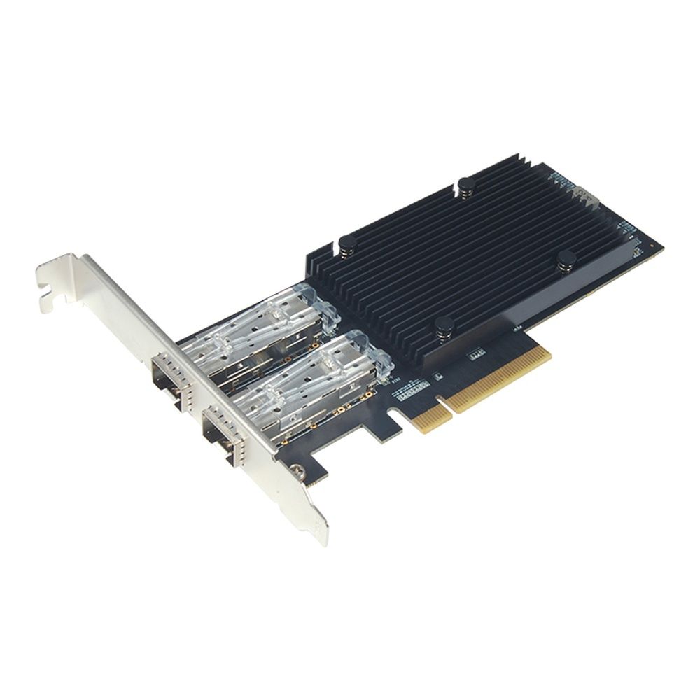 Сетевой адаптер STLab N-611 2x25GbE, PCIe Gen4 x8, SFP28, Intel E810-XXVAM2, Network Adapter