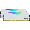Комплект модулей памяти ADATA XPG SPECTRIX D50 RGB White Gaming Memory AX4U413316G19J-DW50 32GB DDR4 4133 DIMM Non-ECC, CL19, 1.4V, Heat Shield, Kit (