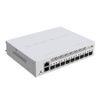 Коммутатор MIKROTIK CRS310-1G-5S-4S+IN 10 Gigabit fibre connectivity way over a 100 meters – for small offices or ISPs. Hardware offloaded VLAN-filter