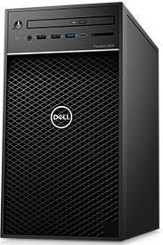 ПК Dell Precision 3630 MT Xeon E3 2174G (3.8)/8Gb/SSD256Gb/HDG630/DVDRW/Windows 10 Professional 64/GbitEth/черный
