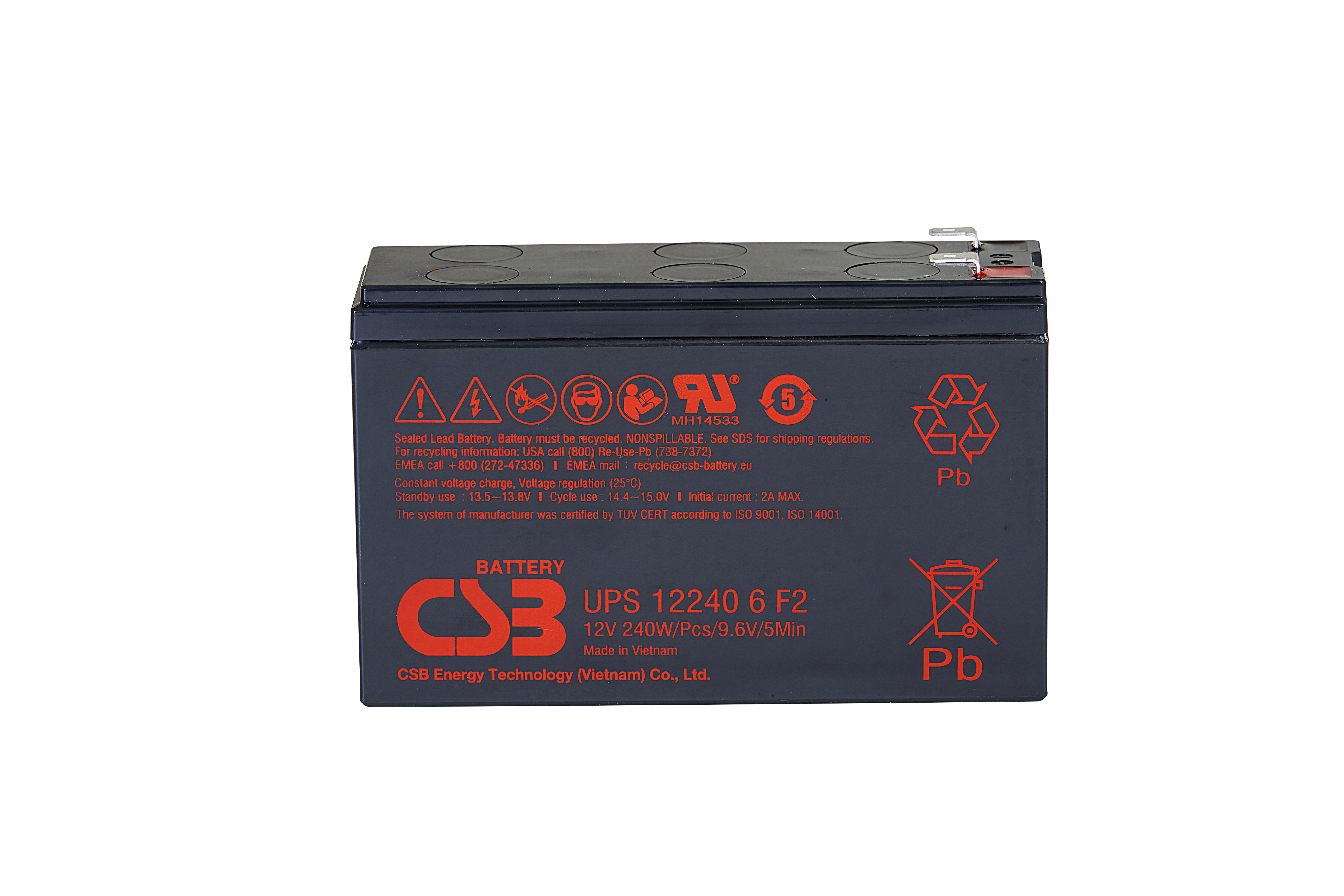 Аккумуляторная батарея CSB UPS 12240 6 F2