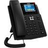 Телефон IP Fanvil X3U Телефон IP Fanvil IP телефон 6 линий, цветной экран 2.8», HD, Opus, 10/100/1000 Мбит/с, PoE