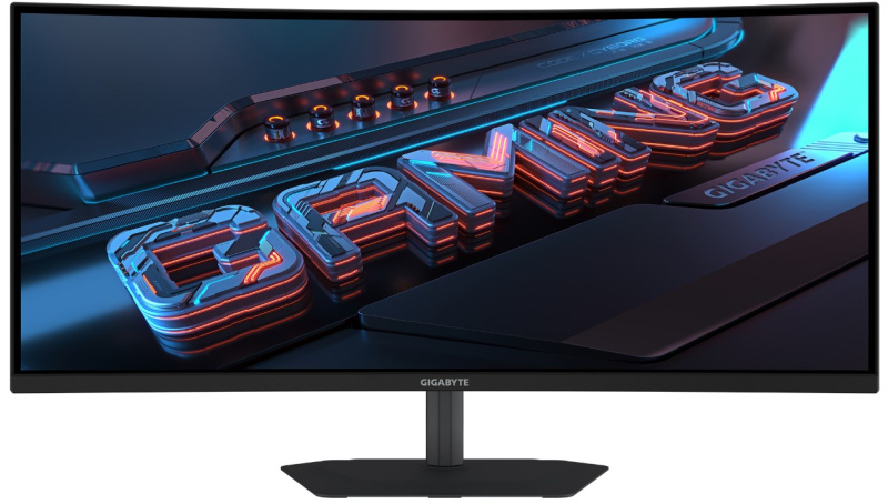 Монитор GIGABYTE 34" G34WQC2 1500R, 16:9, VA, UWQHD, 1ms, 450cd, 200Hz, HDMI, DP, SPK, HAS