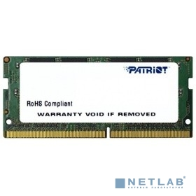 Patriot DDR4 SODIMM 4GB PSD44G240082S PC4-19200, 2400MHz