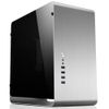 Корпус JONSBO UMX3W Silver без БП, боковая панель из закаленного стекла, mini-ITX, micro-ATX, серебристый