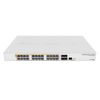 Коммутатор MIKROTIK CRS328-24P-4S+RM Cloud Router Switch with 800 MHz CPU, 512MB RAM, 24xGigabit LAN (all PoE-out), 4xSFP+ cages, RouterOS L5 or Switc
