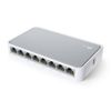 Коммутатор TP-LINK TL-SF1008D 8-портовый 10/100 Мбит/с мини настольный коммутатор, 8 портов RJ45 10/100 Мбит/с, пластиковый корпус, (020071), RTL {60}