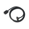 Кабель VGA (HD15) Kramer Electronics C-GM/GM(90-UP)-3 с угловым разъемом VGA на VGA (Вилка - Вилка 90°), 0.9 м